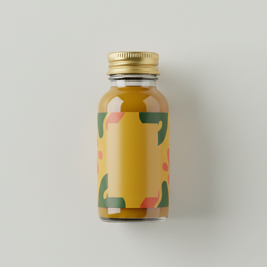 Mini wellness shot bottle wild olive oil