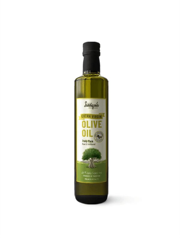 Extra Virgin Olive Oil – Cold Pressed (Glass Packing) - Siddiqui's Olive Oil